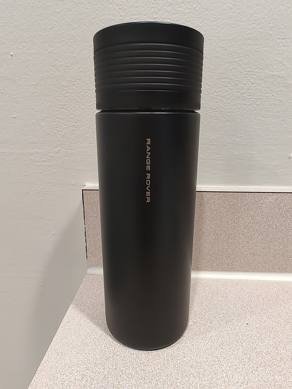 Range Rover Black Travel Tumbler